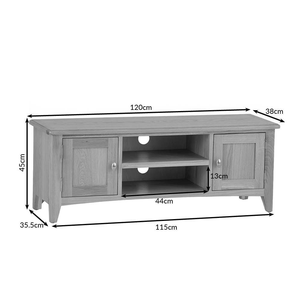 Gloucester Oak Large TV Unit