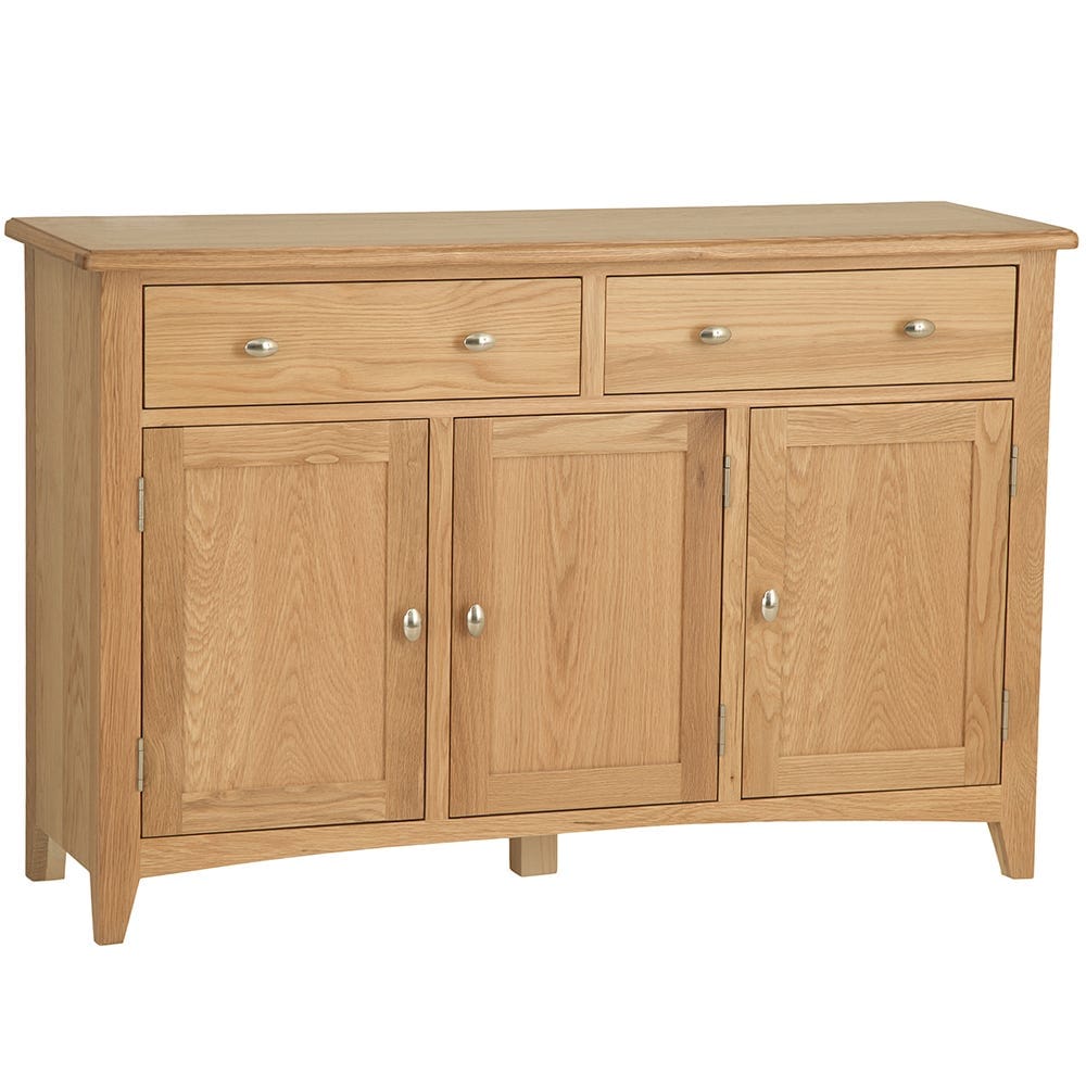 Gloucester Oak 3 Door 2 Drawer Large Sideboard