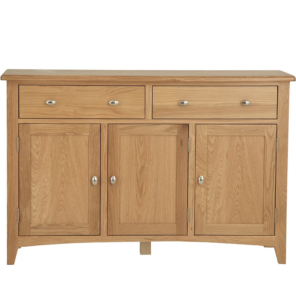 Gloucester Oak 3 Door 2 Drawer Large Sideboard