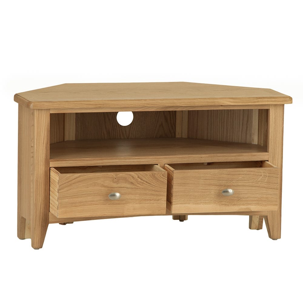 Gloucester Oak Corner TV Unit