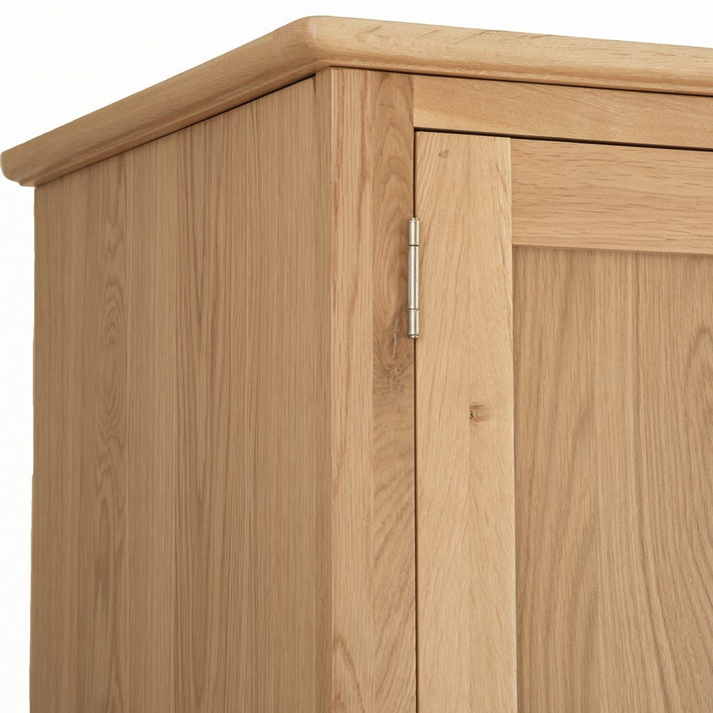 Gloucester Oak 2 Door Wardrobe with Drawer