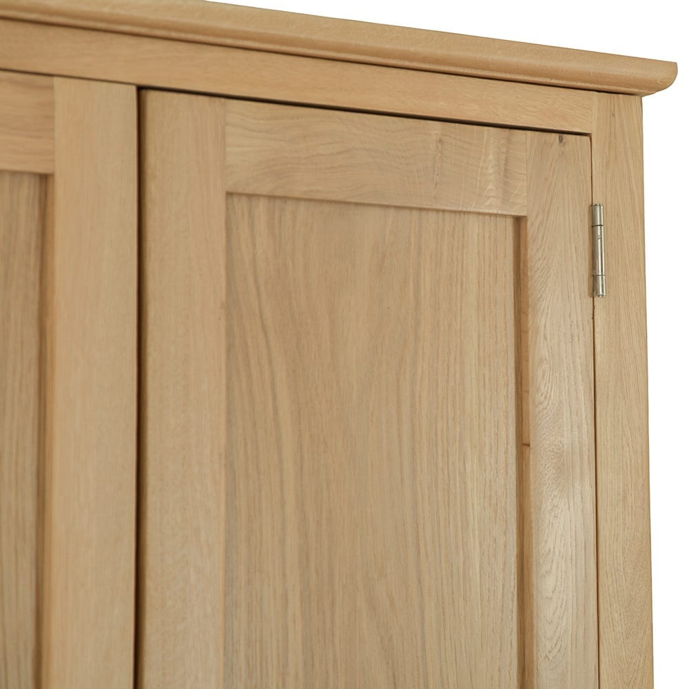 Gloucester Oak 2 Door Wardrobe with Drawer