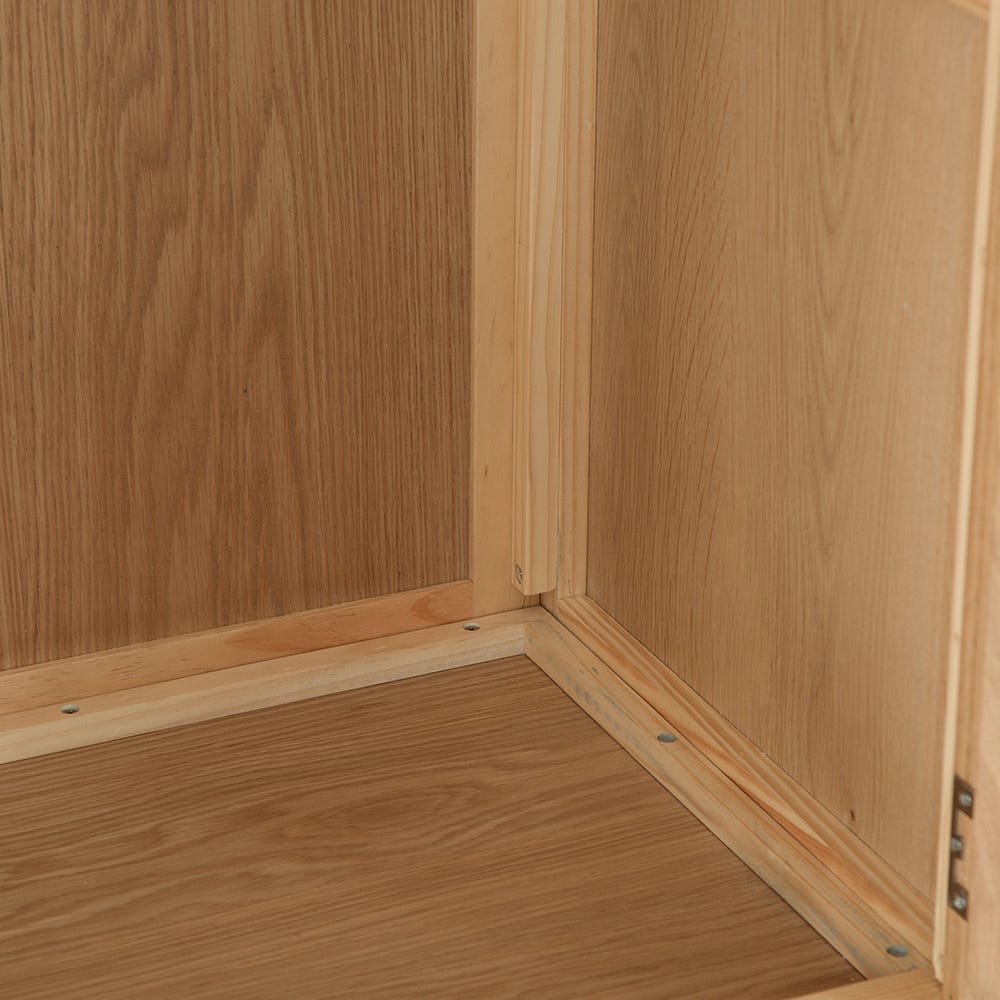 Gloucester Oak 2 Door Wardrobe with Drawer