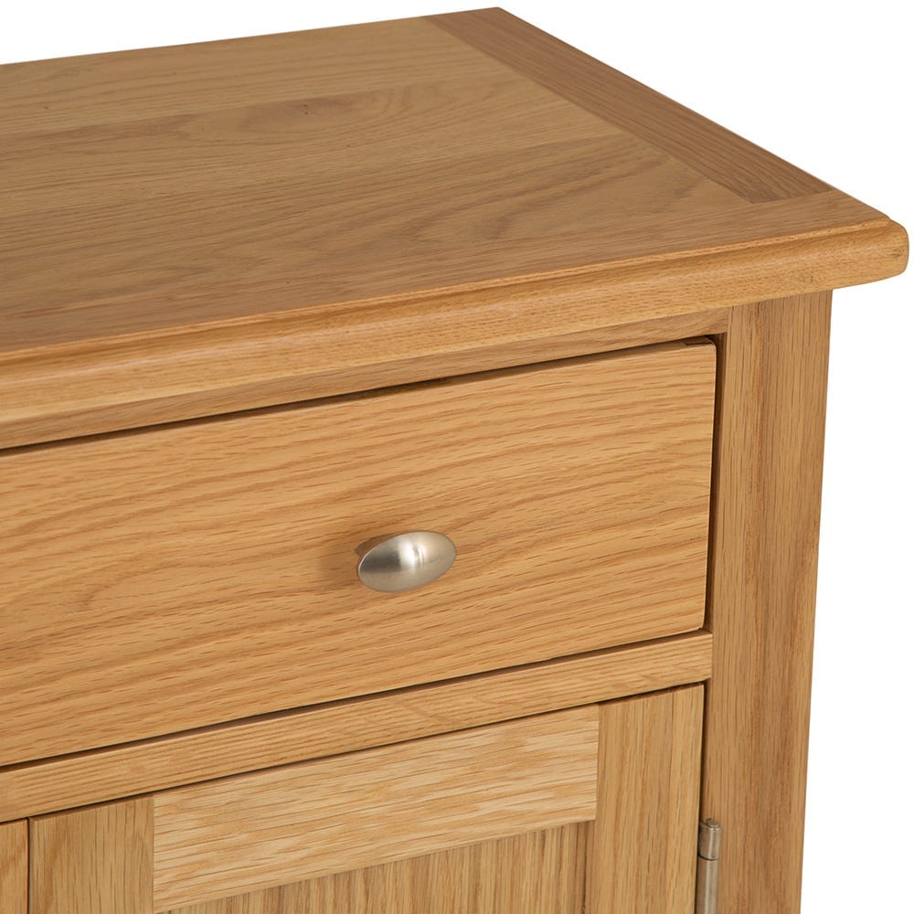 Gloucester Oak Mini 2 Door 1 Drawer Sideboard