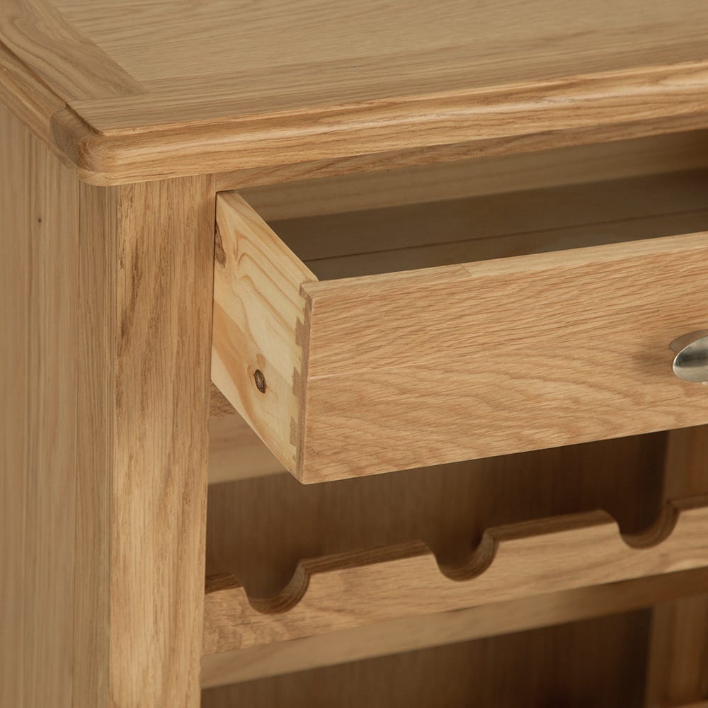 Gloucester Oak Wine Cabinet