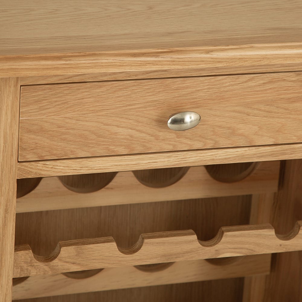 Gloucester Oak Wine Cabinet