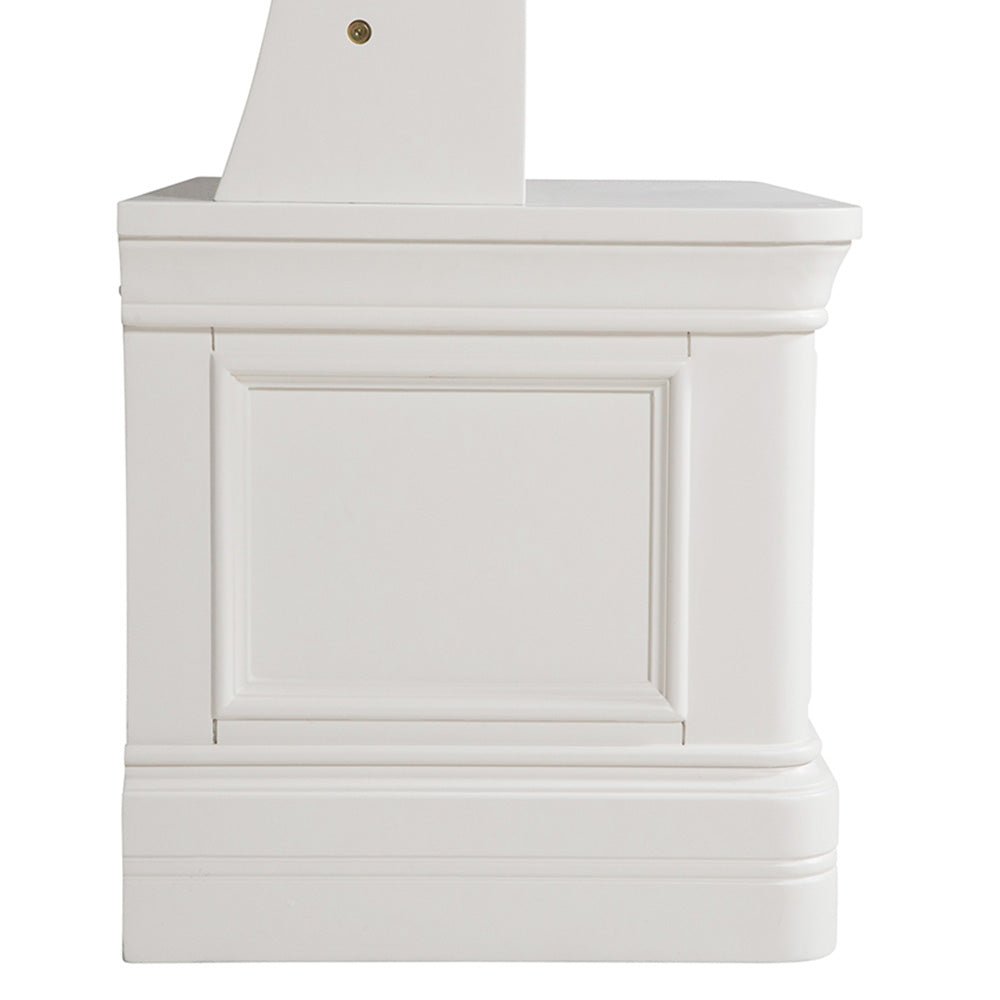 Harrington Bone Painted Cheval Mirror - The Furniture Warehouse