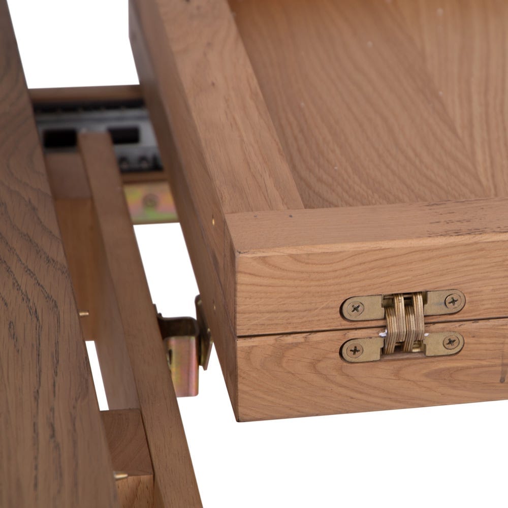 Wessex Smoked Oak 1.3m Extending Dining Table