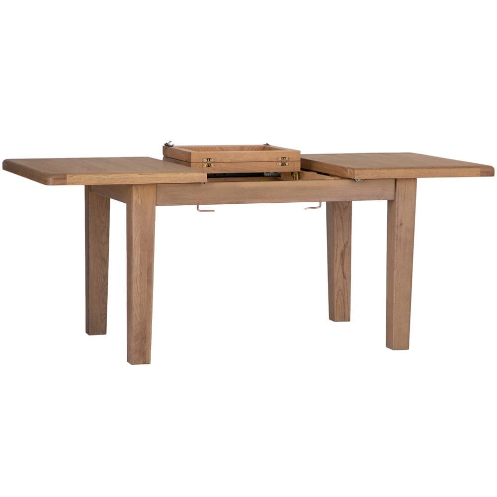 Wessex Smoked Oak 1.3m Extending Dining Table