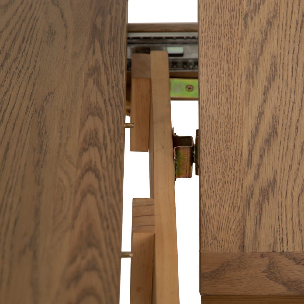 Wessex Smoked Oak 1.8m Extending Dining Table