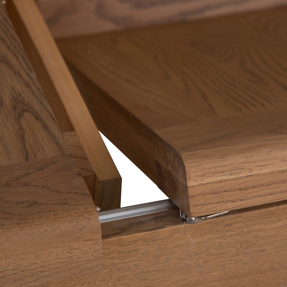 Wessex Smoked Oak 1.8m Extending Dining Table