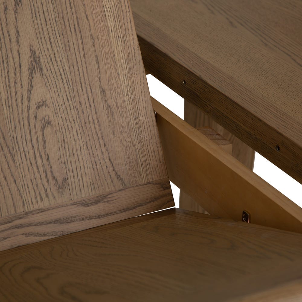 Wessex Smoked Oak 1.8m Extending Dining Table