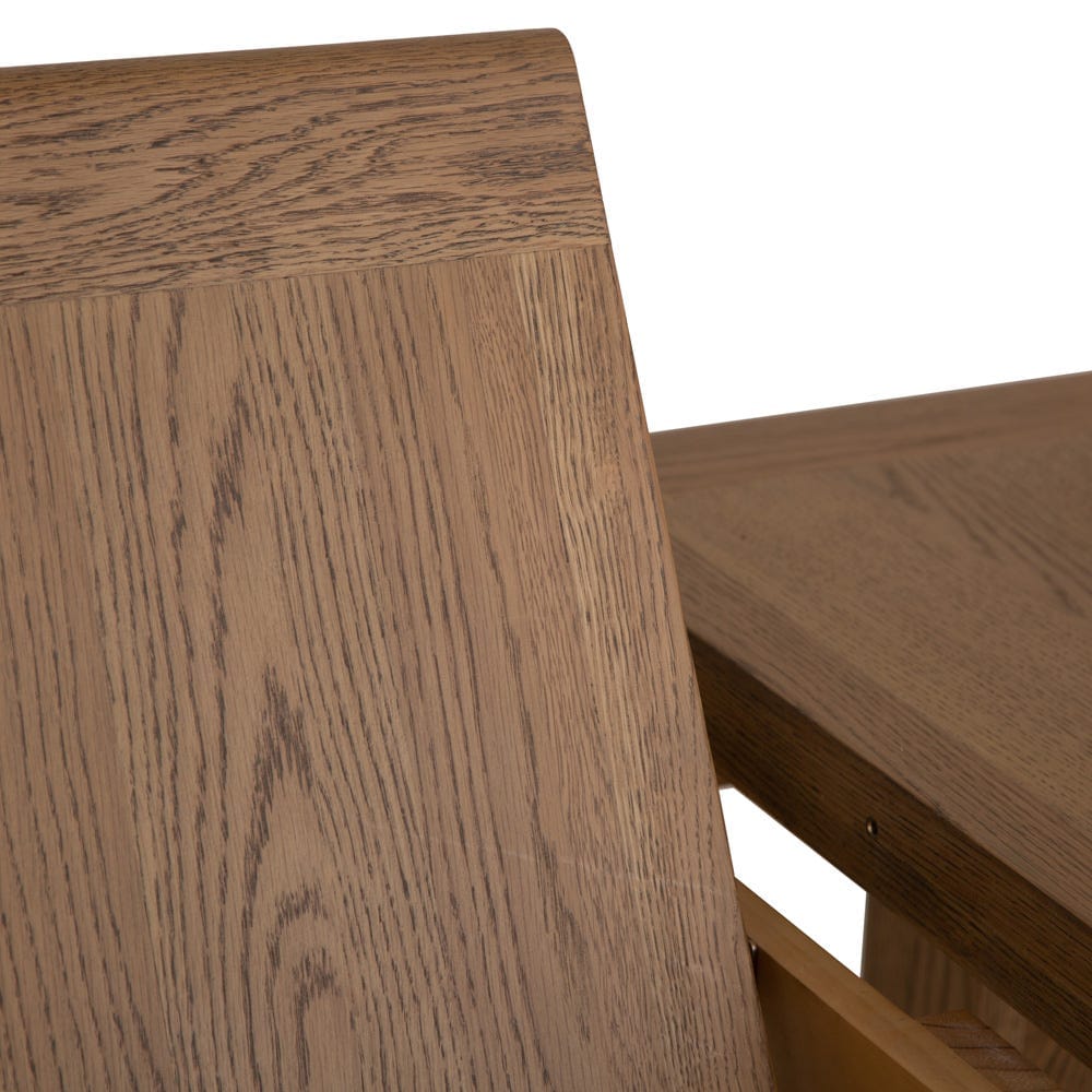 Wessex Smoked Oak 1.8m Extending Dining Table