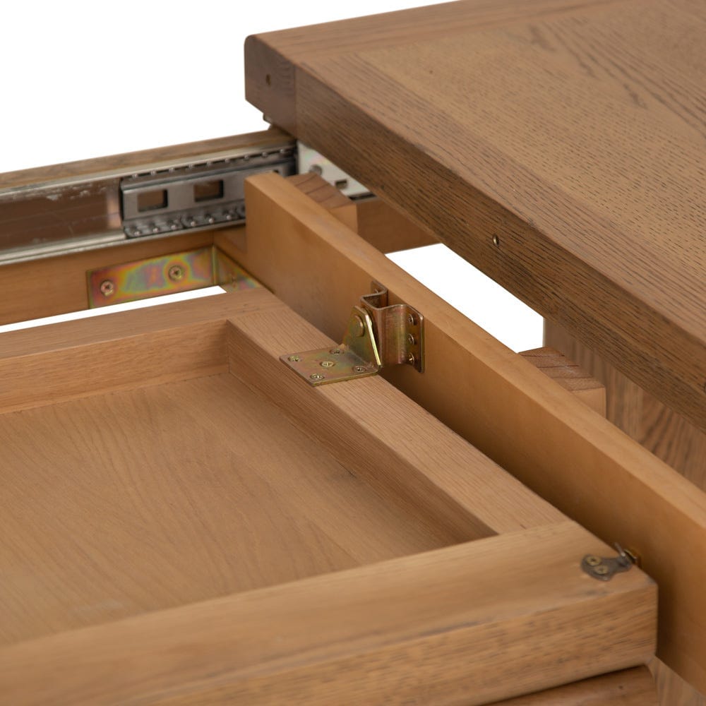 Wessex Smoked Oak 1.8m Extending Dining Table