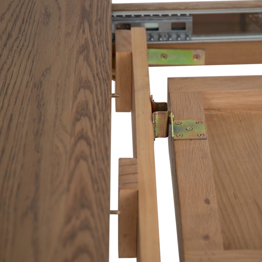 Wessex Smoked Oak 1.8m Extending Dining Table