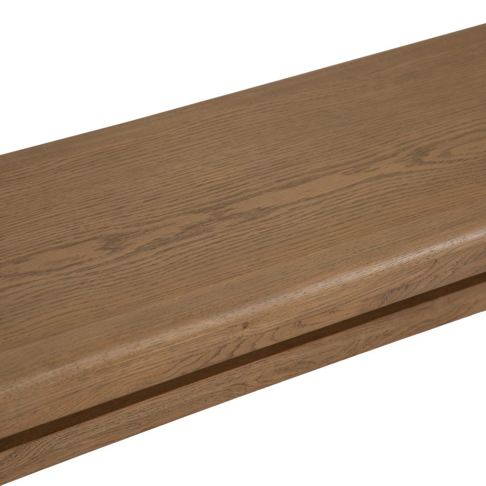 Wessex Smoked Oak 2.0m Cross Leg Bench