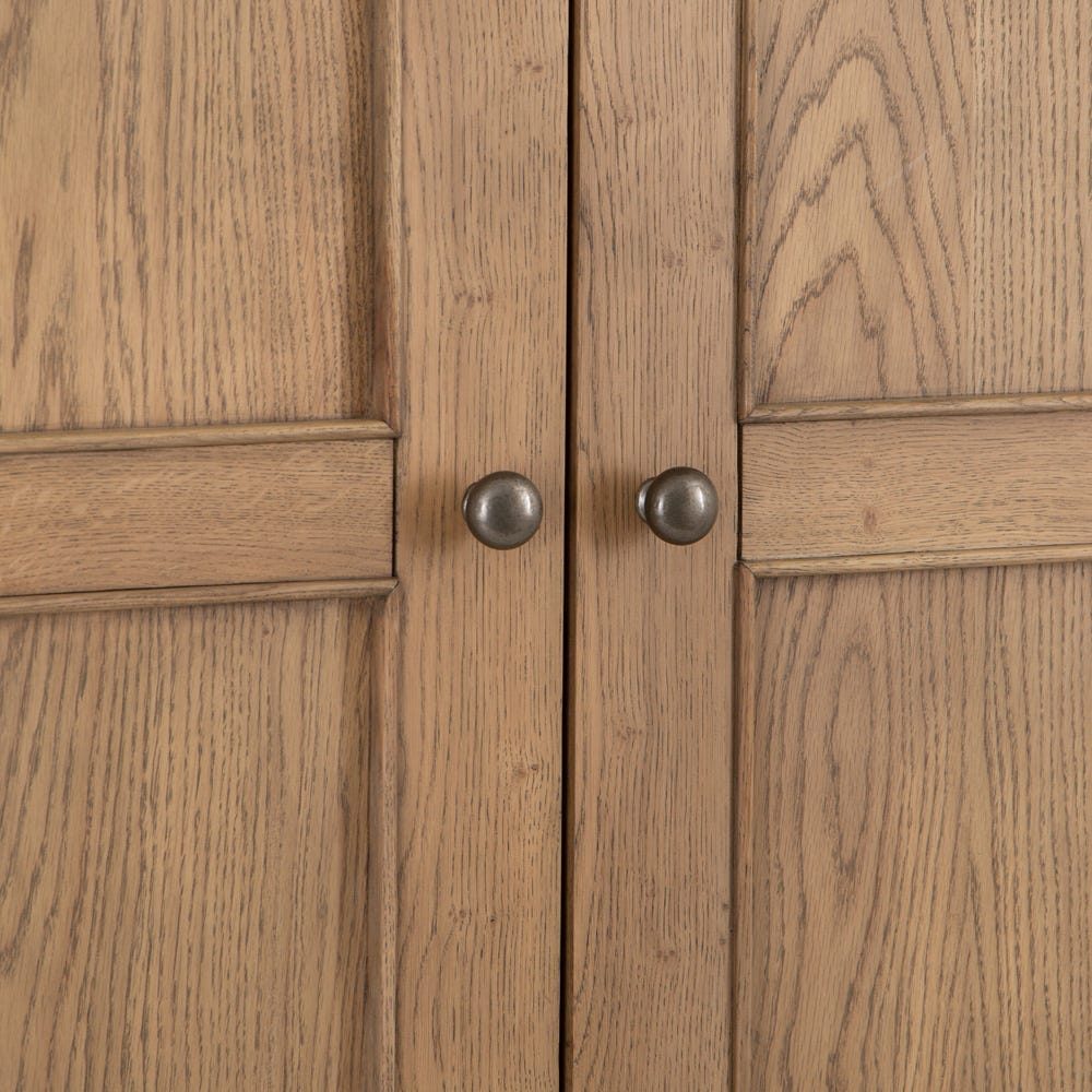 Wessex Smoked Oak 2 Door Wardrobe with Drawer