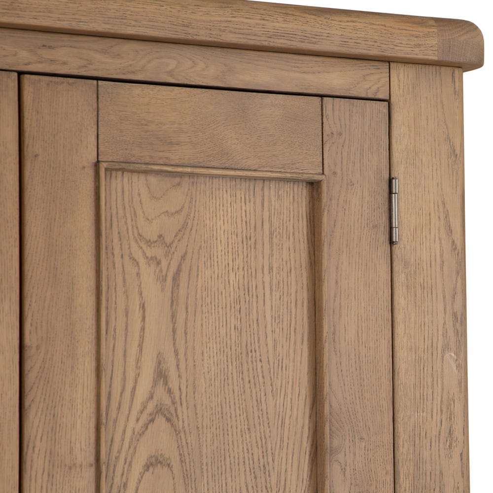 Wessex Smoked Oak 2 Door Wardrobe with Drawer