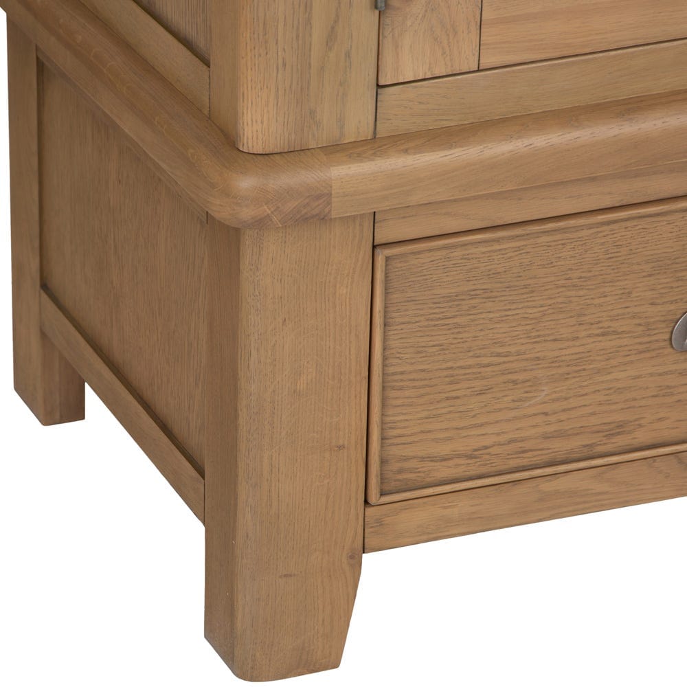 Wessex Smoked Oak 3 Door Wardrobe