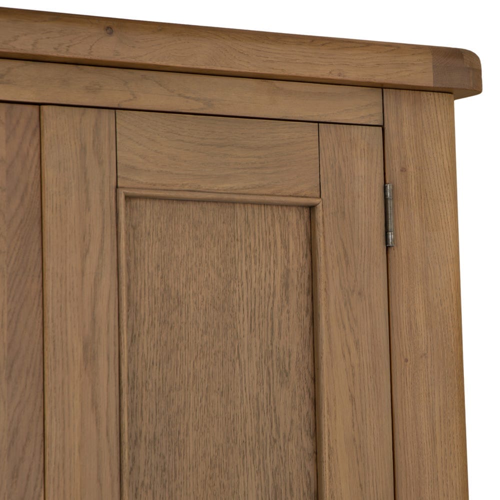 Wessex Smoked Oak 3 Door Wardrobe