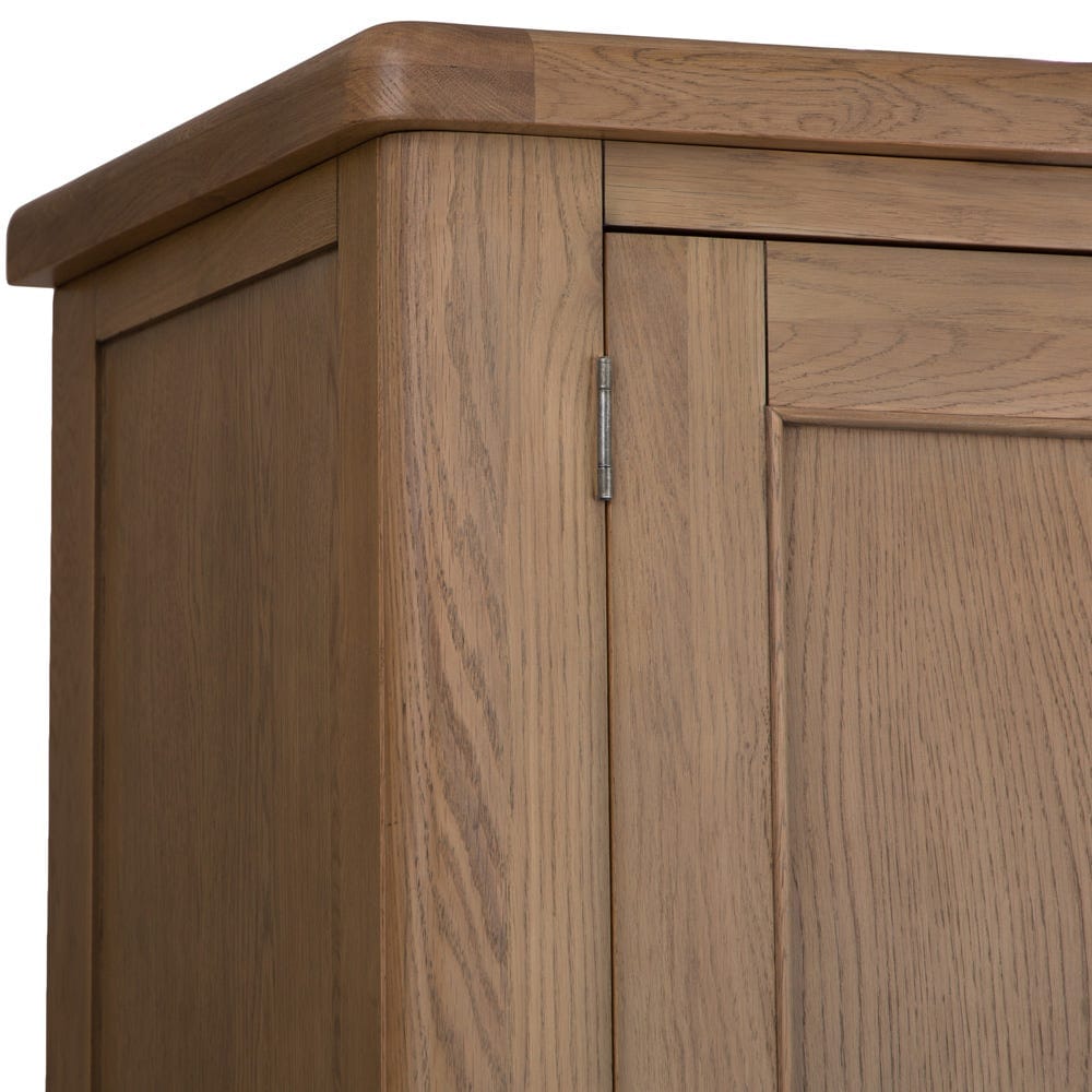 Wessex Smoked Oak 3 Door Wardrobe