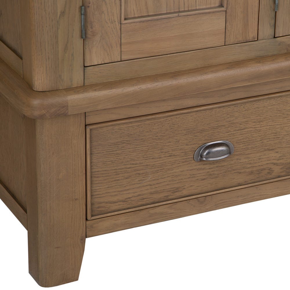Wessex Smoked Oak 3 Door Wardrobe