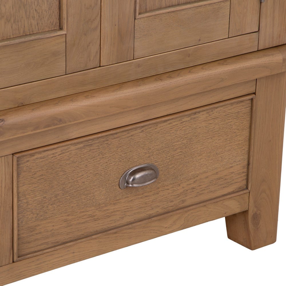 Wessex Smoked Oak 3 Door Wardrobe