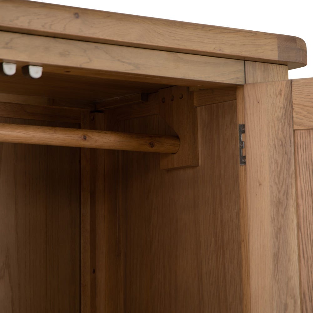 Wessex Smoked Oak 3 Door Wardrobe