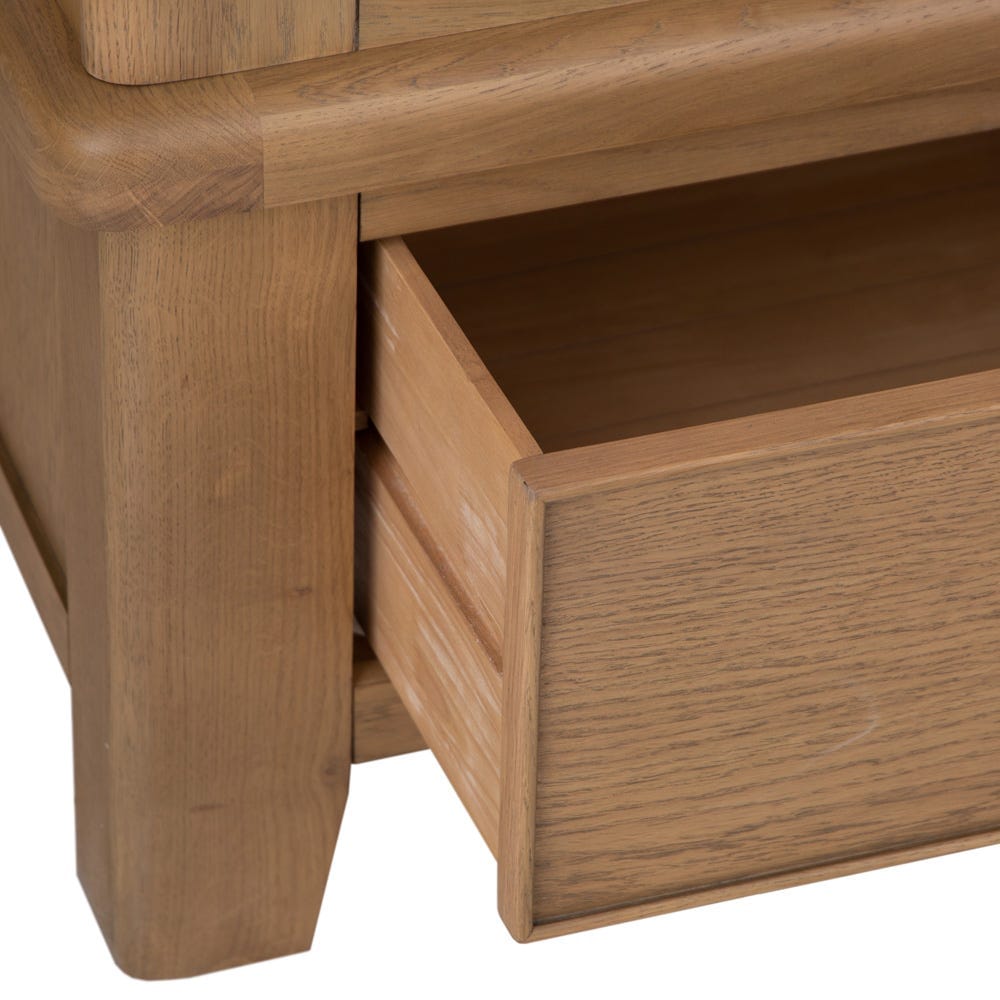 Wessex Smoked Oak 3 Door Wardrobe