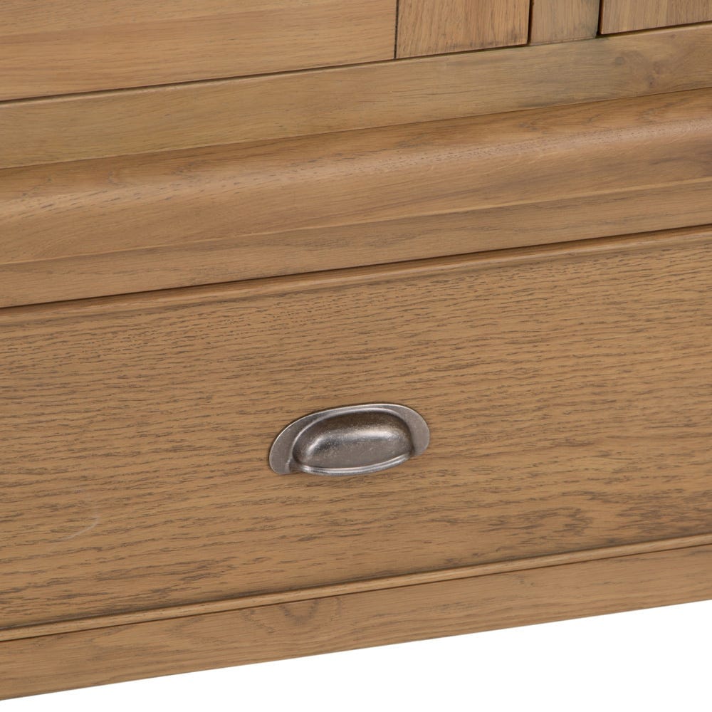 Wessex Smoked Oak 3 Door Wardrobe