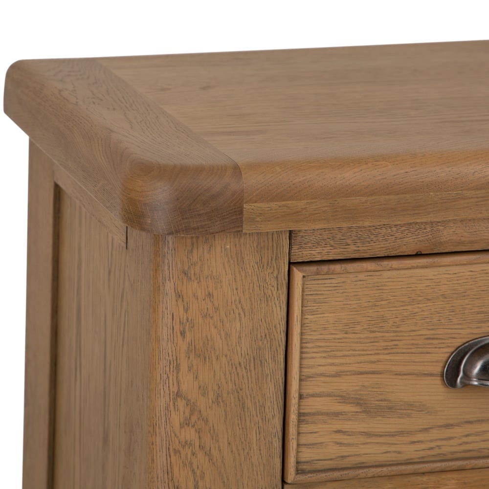 Wessex Smoked Oak 4 Drawer Tallboy