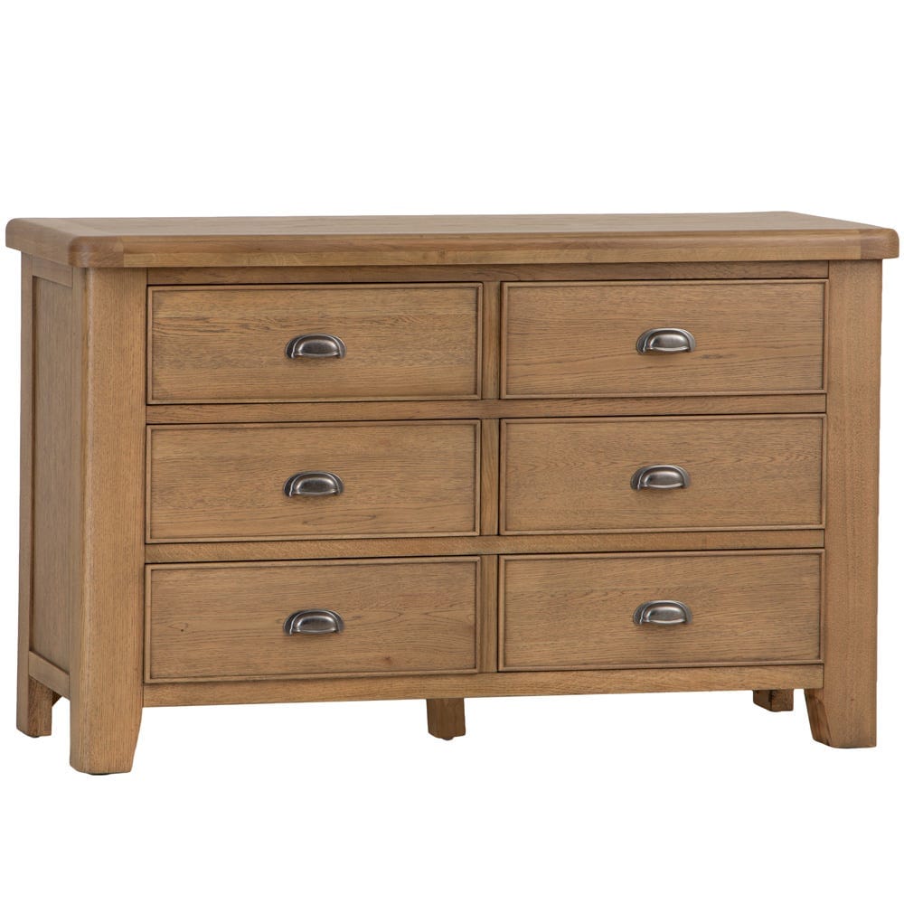 Wessex Smoked Oak Chest of 6 Drawers