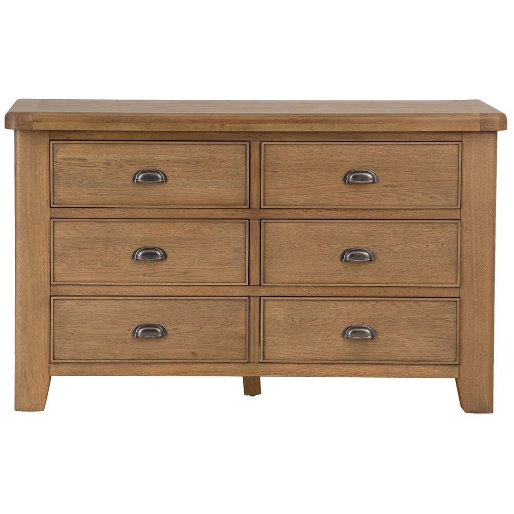 Wessex Smoked Oak Chest of 6 Drawers