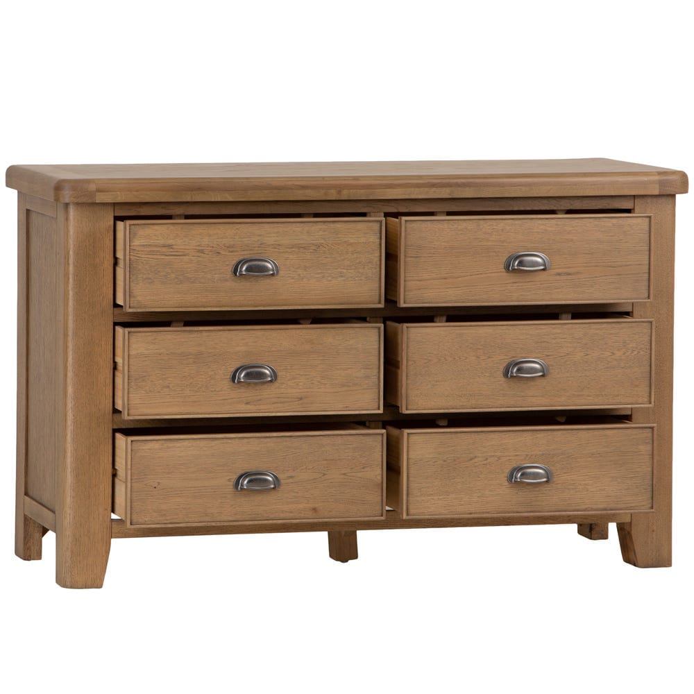 Wessex Smoked Oak Chest of 6 Drawers