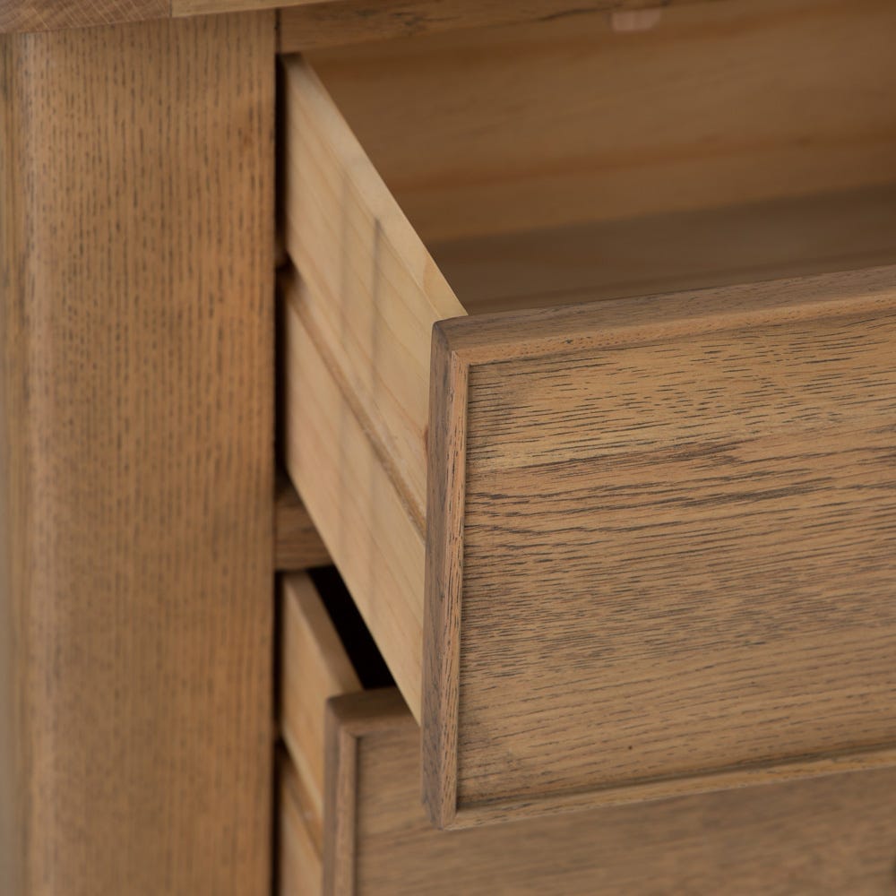 Wessex Smoked Oak Chest of 6 Drawers