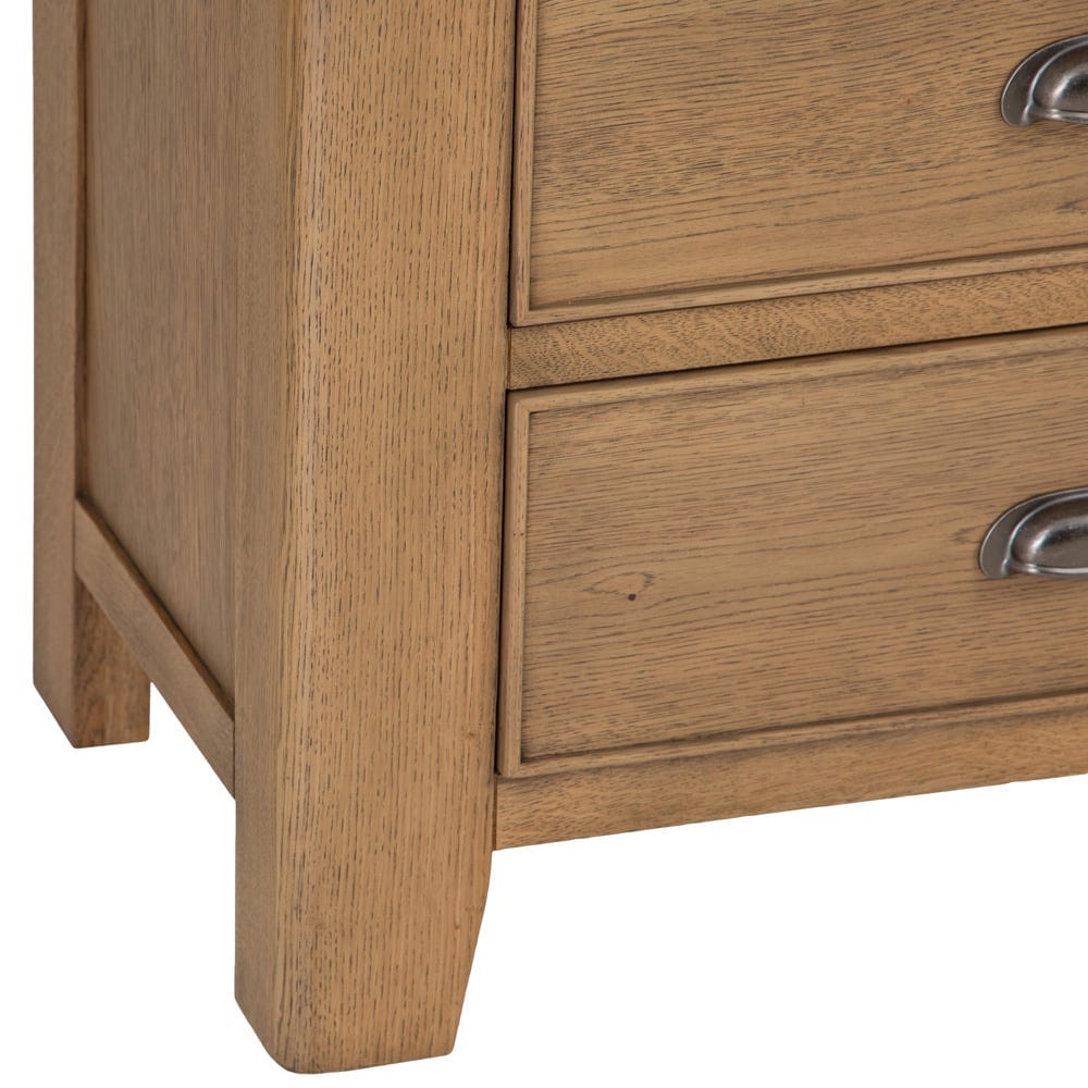 Wessex Smoked Oak Chest of 6 Drawers