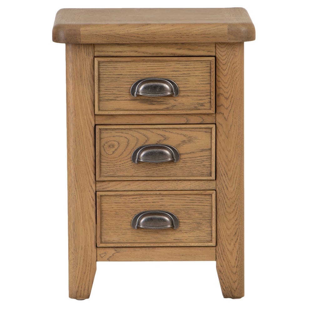 Wessex Smoked Oak Small Bedside Table