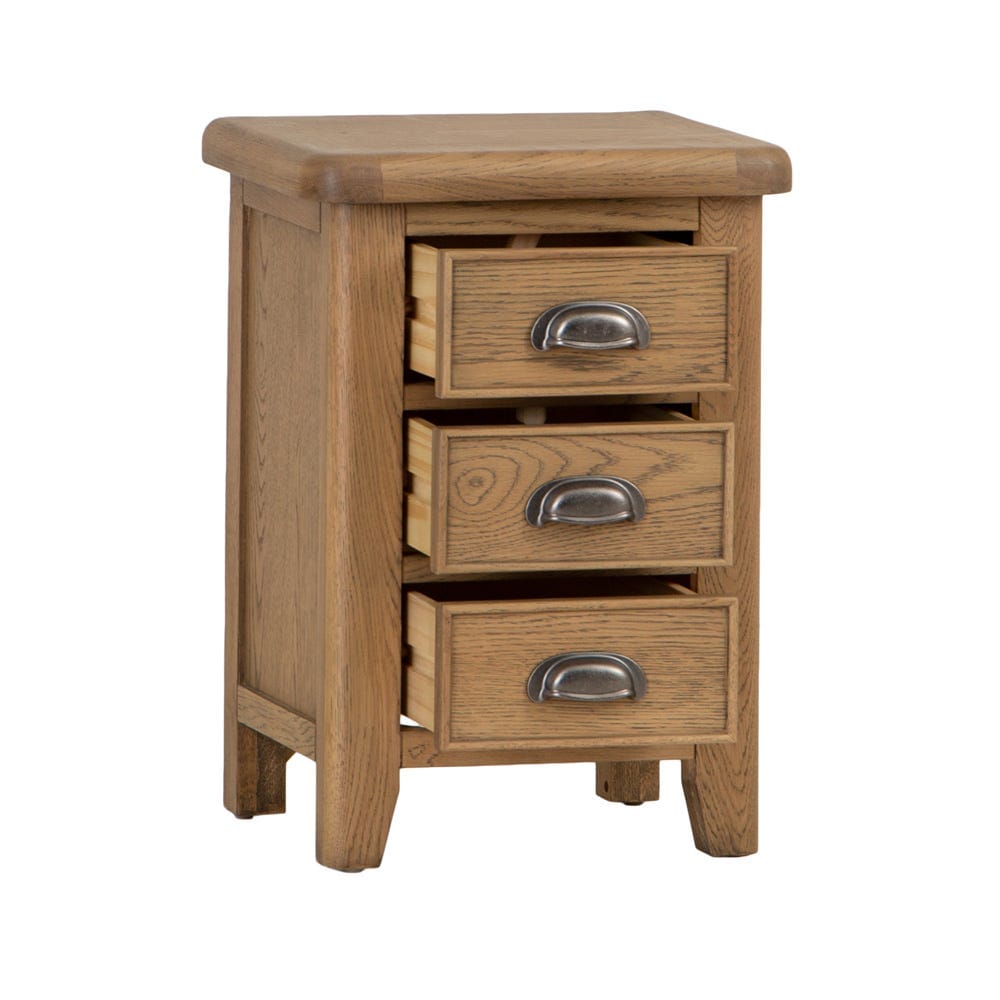 Wessex Smoked Oak Small Bedside Table