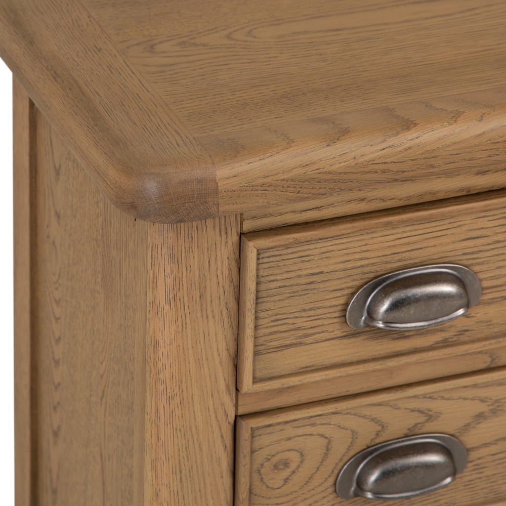 Wessex Smoked Oak Small Bedside Table