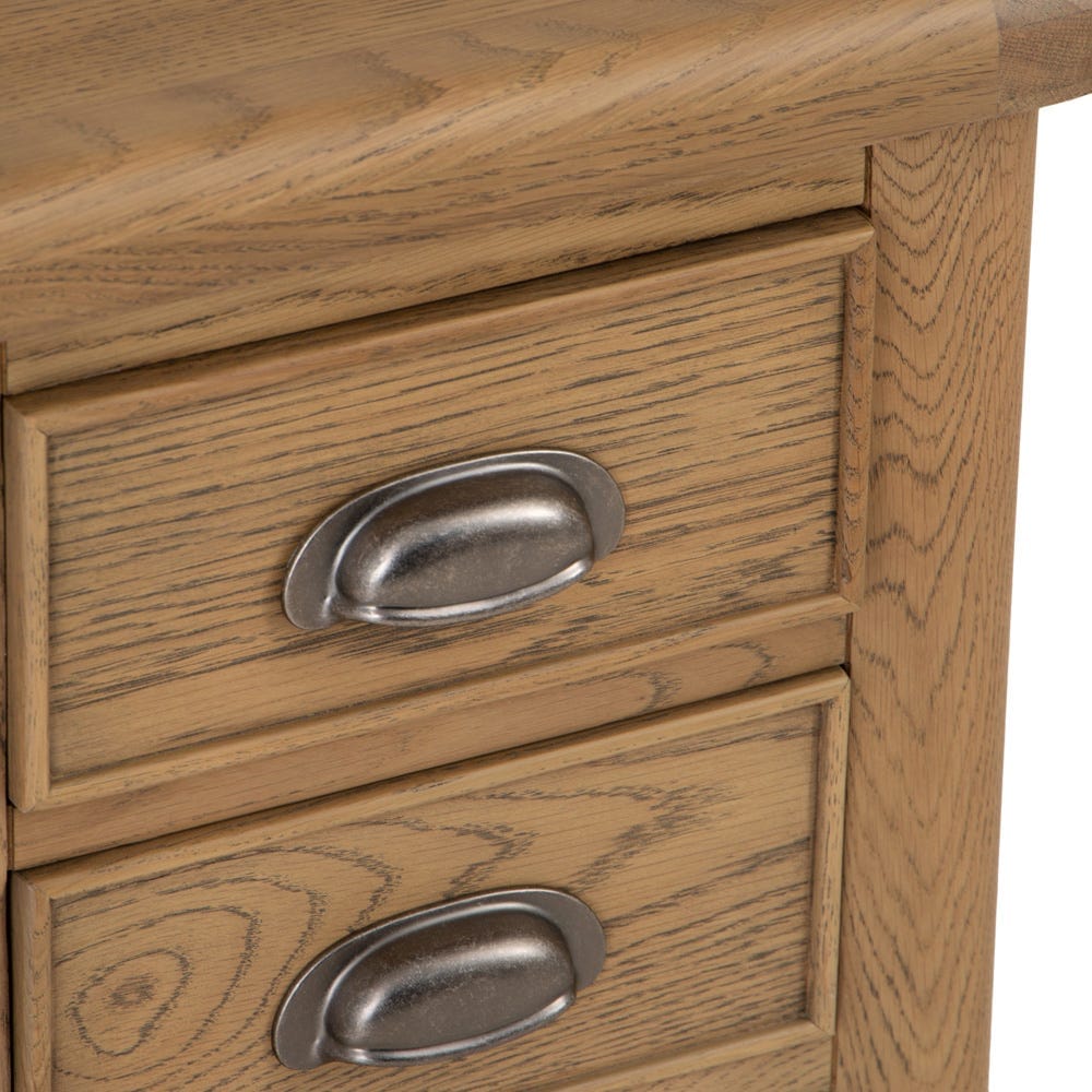 Wessex Smoked Oak Small Bedside Table