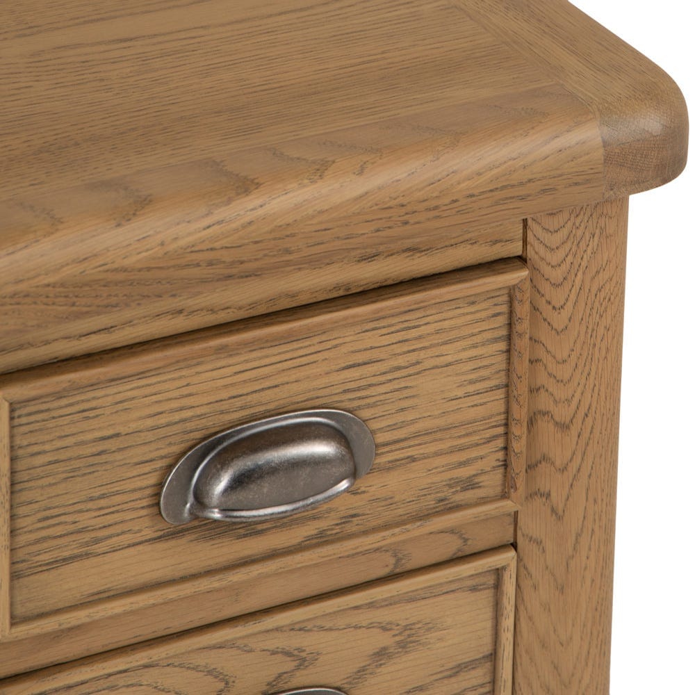 Wessex Smoked Oak Small Bedside Table
