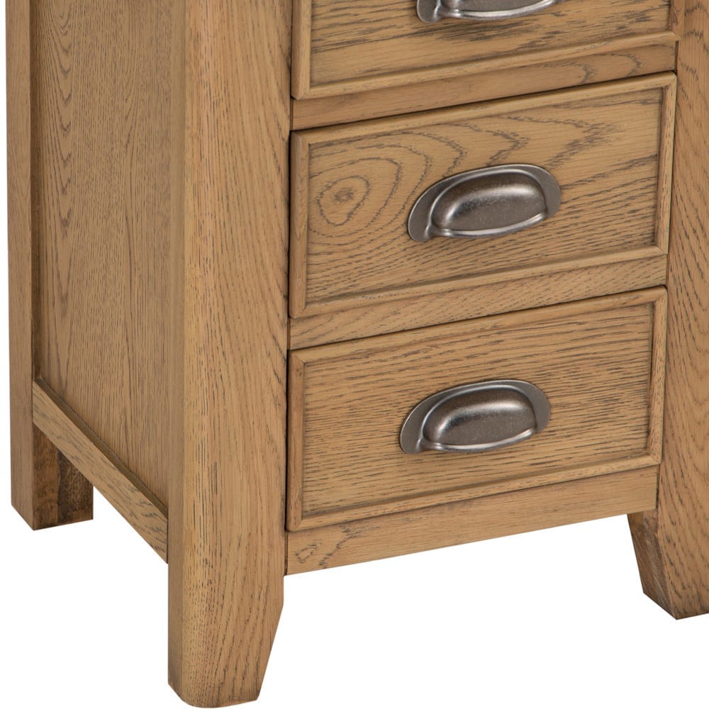 Wessex Smoked Oak Small Bedside Table