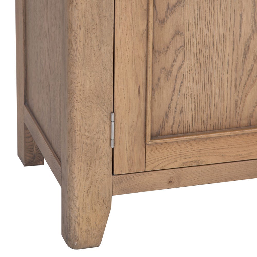 Wessex Smoked Oak Extra Large Tall Drinks Cabinet