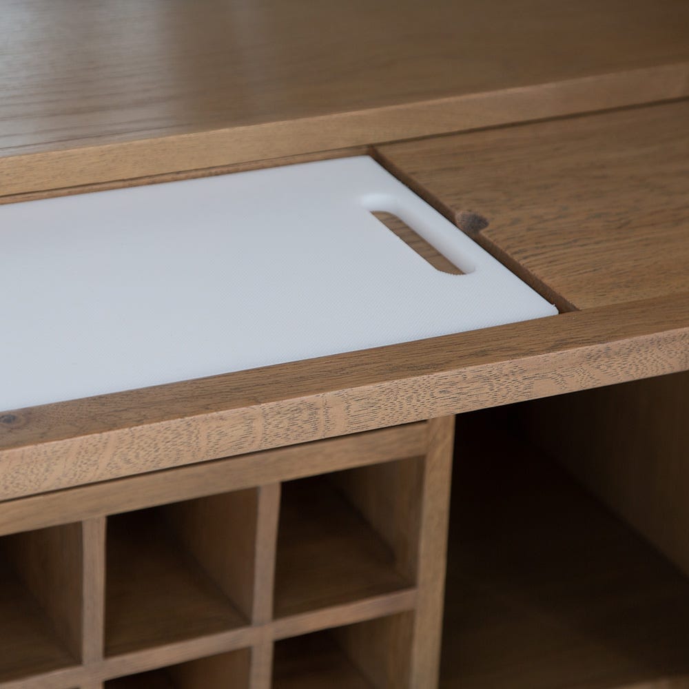 Wessex Smoked Oak Extra Large Tall Drinks Cabinet