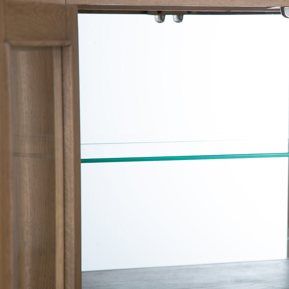 Wessex Smoked Oak Extra Large Tall Drinks Cabinet