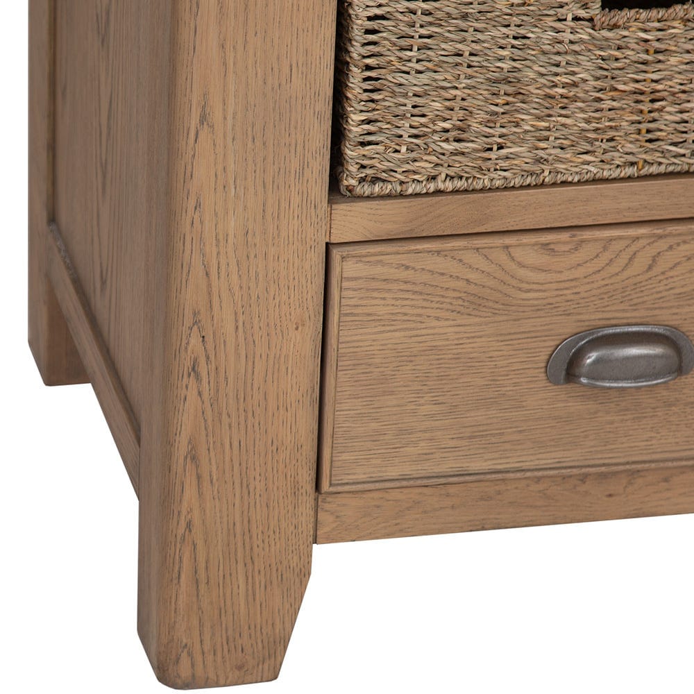 Wessex Smoked Oak Large Larder Unit