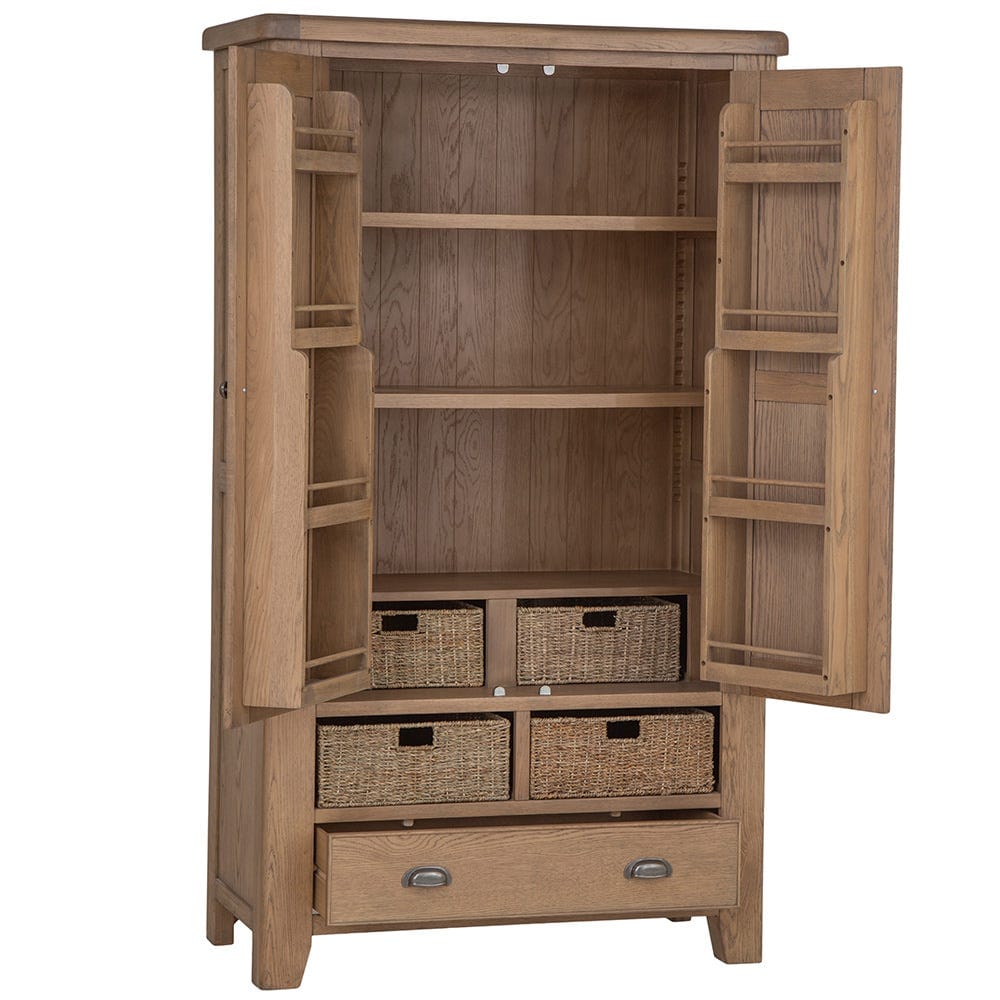 Wessex Smoked Oak Large Larder Unit