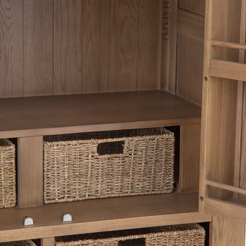 Wessex Smoked Oak Large Larder Unit