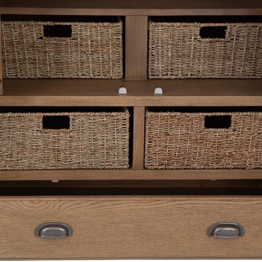 Wessex Smoked Oak Large Larder Unit