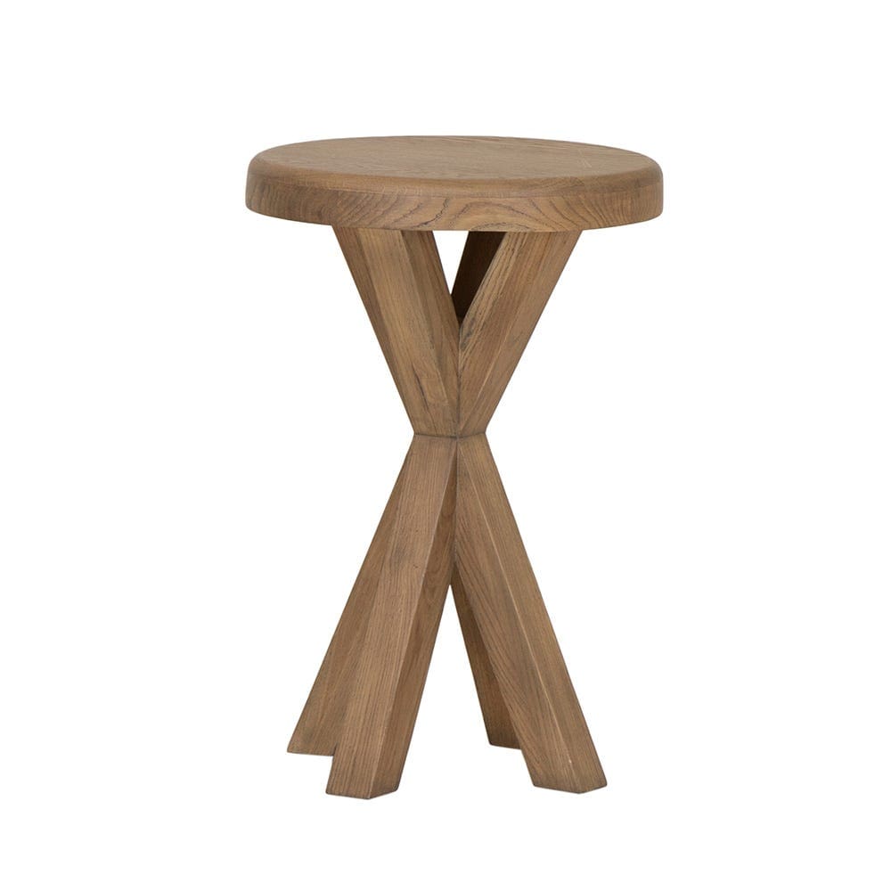 Wessex Smoked Oak Round Side Table